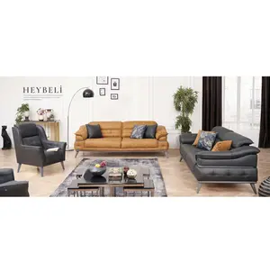 Hôtel Chesterfield Canapé En Cuir Fait À La Main Salon 3 2 1 Coin taille Sièges Fauteuil Bergère Turc Français Italien Hôtels