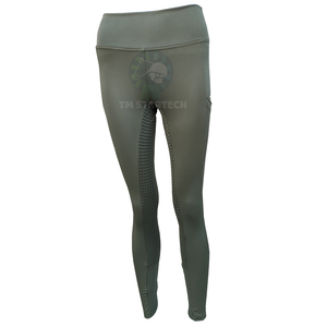 กางเกงขี่ม้าสำหรับผู้หญิง แบบเต็มตัว ซิลิโคนพิมพ์ลาย มีกระเป๋าใส่โทรศัพท์มือถือ กางเกงขี่ม้าสำหรับวิ่งม้า TM STARTECH Jodhpur - Product Image 1