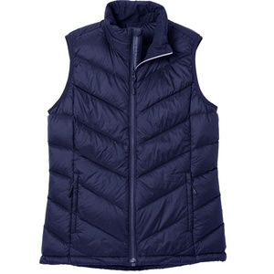 Chaleco Acolchado Ligero Impermeable para Mujer, con Botones y Bordados, para Verano, Casual, para Exteriores, Grueso, Venta al por Mayor OEM - Product Image 3