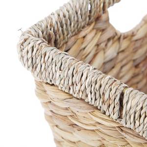 Cesta de almacenamiento de jacinto de agua de paja natural con asas Cesta de organización del hogar Hecho en Vietnam FBA para productos de Amazon - Product Image 5