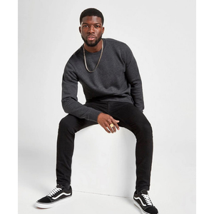 Sweat-shirt d'hiver pour homme, coupe classique, col rond, 100% coton, doublure polaire, style streetwear, personnalisable en gros - Product Image 5