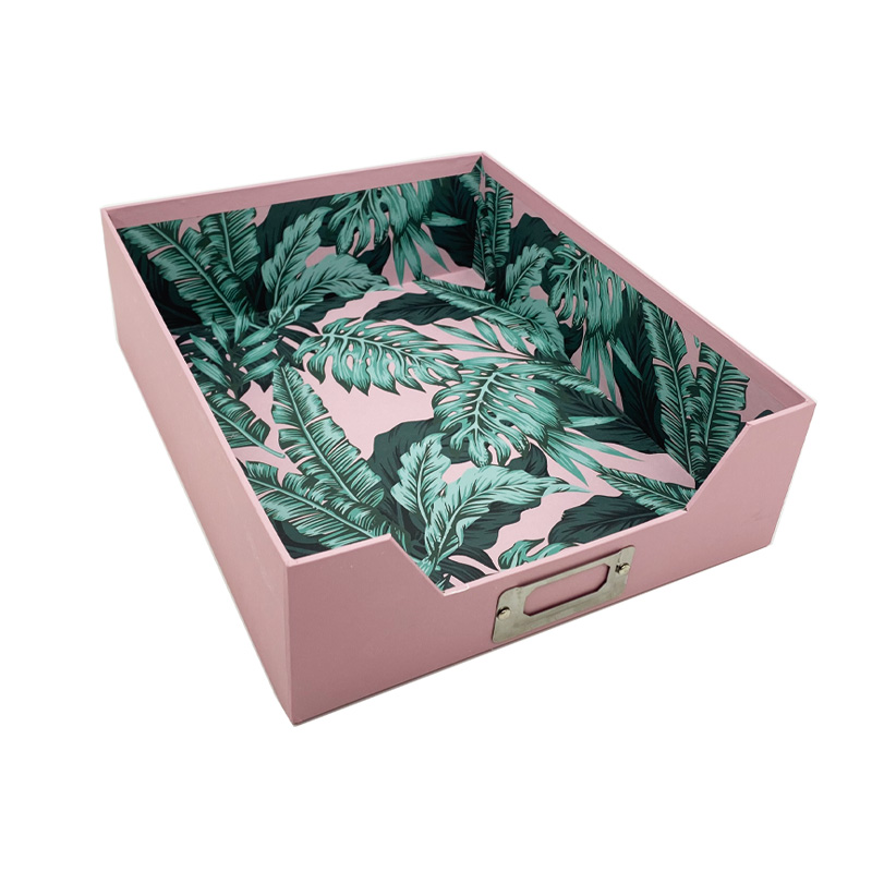 Офисный картонный Органайзер-лоток для хранения бумажных файлов A5 с этикеткой