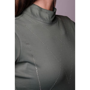 Camisa de equitación de la mejor calidad, Polo de capa base, camisa de equitación para mujer ecuestre de fabricante indio - Product Image 4