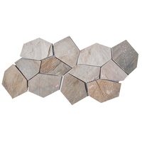 Samistone Tuile D'ardoise Aléatoire Ardoise Carrelage Pour Extérieur Jardin