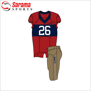 ชุดฟุตบอลอเมริกันบริการ OEM ผ้าโพลีเอสเตอร์100% สินค้ามาใหม่2022ขายดี - Product Image 1