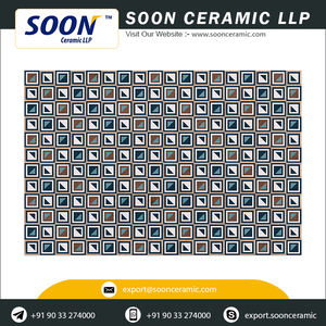 กระเบื้องบุผนังพอร์ซเลนเกรดพรีเมียม ขนาด 300x450 มม. ดีไซน์ดิจิตอลแบบด้าน กันลื่น ทนกรด ลายเรียบง่าย สำหรับตกแต่งภายนอกโรงแรม - Product Image 3