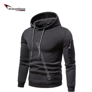 Autumn Men's Fashion Two-Piece Set Fleece Track Suit Hoodie & <b>Jogger</b> With Patchwork Design Printed Technics for Winter Use - Product Image 2