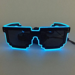 <span class=keywords><strong>Lime</strong></span> <span class=keywords><strong>Light</strong></span> El Craft EL Lunettes à fil Led Lunettes rougeoyantes Éclairage décoratif - Product Image 5