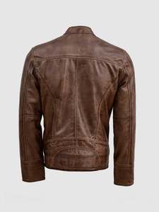Blouson en cuir homme, de bonne qualité, à la mode, vente en gros, - Product Image 3