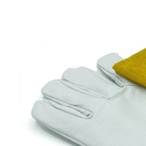 Gants de travail en cuir de vache fendu, gantelets de soudage TIG sur mesure, pour l'hiver - Product Image 4