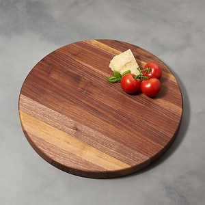 Planche à découper en bois massif, vaisselle écologique bois de cuisine, couleur bois foncé pour bois naturel et poli - Product Image 5
