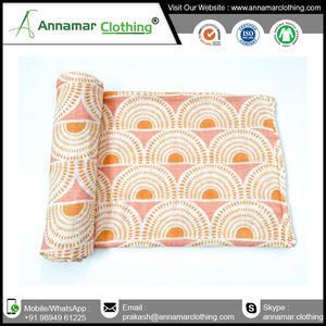 100% Cotton Custom Made Muslin Swaddle <b>Blanket</b> Supplier India - Product Image 5