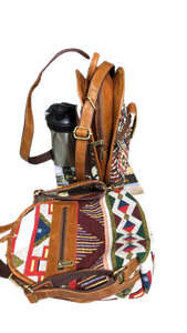 Fabricante de mochilas de cuero de moda en la India Forro de cuero genuino Estilo Vintage para damas y billeteras - Product Image 3