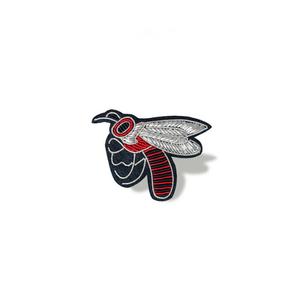 100% Embroidery <b>Brooch</b> Bee Custom Design <b>Brooch</b> <b>Pin</b> - Product Image 1