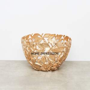 Fantastique forme ronde Floral Designer fantaisie fruits bol de service couleur argent pour la maison hôtel et Restaurants à prix raisonnable - Product Image 6