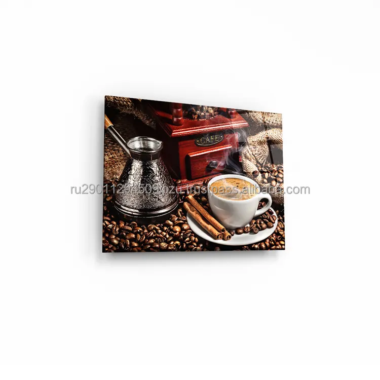 Картина на стекле «чарующий кофе» 30x40, арт. WB-02-106-02 воздушности и легкости, сувениры оптом