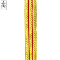 Tresse métallique dorée française avec strass et paillettes, garniture en dentelle, pour manches de pilote, galon, fil d'argent et d'or, Mylar, chaussures