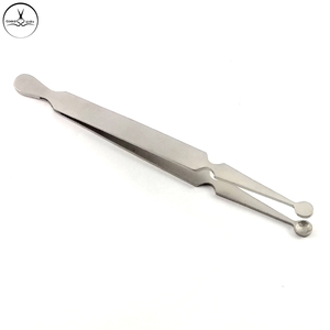 Pinzas de acero inoxidable brillante mate de 11,5 cm de calidad profesional, abrazaderas de sujeción de cuentas para Piercing corporal, belleza, cuidado Personal - Product Image 3