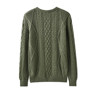 2022 Men Custom High Quality Cotton Knitwear Autumn Winter Knitted <b>Jumper</b> Fashion t Long Sleeve Jacquard Knit Sweater - Product Image 5