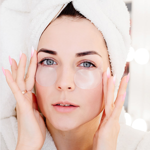 Le PATCH pour les yeux en HYDROGEL blanc perle-fabriqué en corée-élimine les cernes, les algues, Anti-rides, Anti-âge, Vegan - Product Image 4
