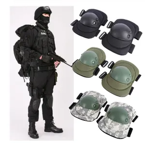 4 Stuks Volwassen Tactical Combat Beschermende Pad Set Gear Sport Knie Elleboog Protector Elbow & Knee Pads
