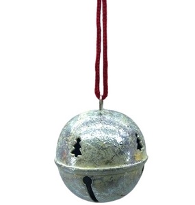 NEW ARRIVAL <b>TREE</b> JINGLE BELL SILVER WHITE SHINY CHRISTMAS HANGING ORNAMENT OUTDOOR INDOOR HOME DECORATION HIGH QUALITY DESIGN - Product Image 1