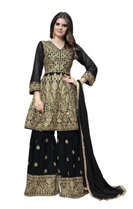 เสื้อผ้าไหม salwar kameea จากนักออกแบบล่าสุด - Product Image 3