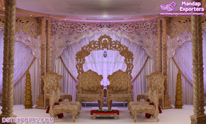เก้าอี้ Mandap Vidhi สำหรับแต่งงานสไตล์อินเดีย,เก้าอี้ตกแต่งงานแต่งงานของชาวฮินดู - Product Image 6