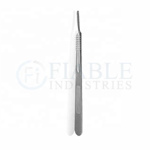 Manual Surgical <b>Scalpel</b> Handle #4L Stainless Steel BP <b>Knife</b> Handle Manual Power Source Essential for Surgical Instruments - Product Image 3