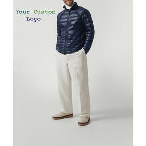 Chaqueta acolchada con bolsillos y cremallera para hombre y mujer, chaqueta acolchada con cremallera personalizada, unisex - Product Image 3