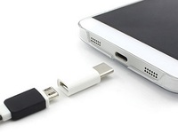 Logotipo personalizado Micro USB a USB 3,1 OEM Adaptador tipo C con Diseño de paquete