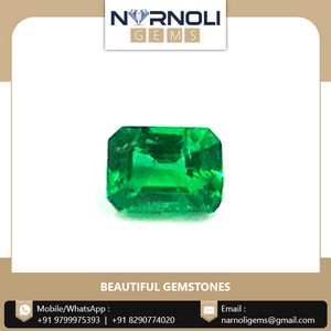 Émeraude naturelle ronde facettée, pierre précieuse véritable verte, pierre brute de qualité supérieure pour la fabrication de bijoux, cristal pour créateur artisanal - Product Image 6