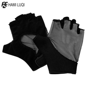Wholesale Half Finger Weightlifting Gym <b>Gloves</b> Made with Spandex Breathable Sports - Product Image 5