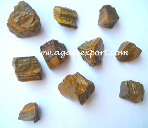 Piedras en bruto de ojo de tigre a la venta artesanía de piedra semipreciosa curativa - Product Image 2