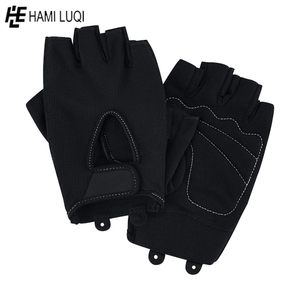 Wholesale Half Finger Weightlifting Gym <b>Gloves</b> Made with Spandex Breathable Sports - Product Image 4