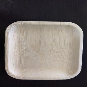 Vajilla desechable Natural 100%, Platos y platos de hoja de nuez de Areca ecológicos con grabado de patrón de planta intrincado - Product Image 5