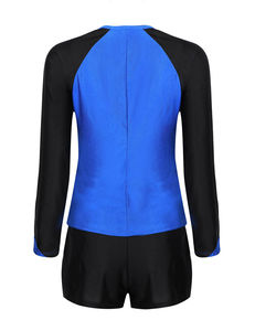 Ensemble haut et short de surf, à manches longues, tenue de bain et de surf, deux pièces, 2020 - Product Image 5