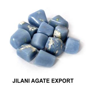 ขายส่งแองเจไลต์ จิลานิอาเกต อาเกต คริสตัลควอตซ์ธรรมชาติคุณภาพสูง หินขัดเงา แกะสลักจากอัญมณี ของมงคล - Product Image 2
