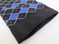 Chaussettes de basketball montantes à compression motif patchwork en Spandex/Nylon avec logo personnalisé pour l'automne – Vente en gros