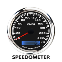 Spidometer Digital Elektrik dengan Motor Stepper 85mm dan Odometer untuk Mobil, Otomotif, dan Truk
