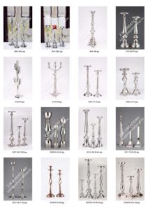 Candelabro de pilar de vela de Metal blanco hecho a mano más vendido, decoración para fiesta de boda en casa, candelabros de gran oferta para boda - Product Image 2