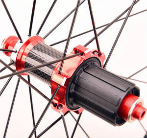 Ультра громкий 40 мм углеродное волокно ступица Велосипедное колесо 700C Велосипедное колесо дорожное Велосипедное колесо - Product Image 2