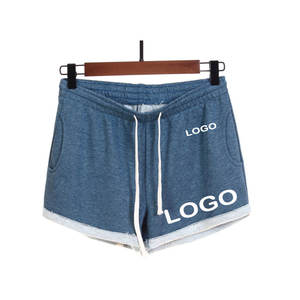 กางเกงวอร์มผู้ชายเอวสูงแบบลำลองผ้ายืดผ้าคอตตอนเทอร์รี่มีกระเป๋าสำหรับใช้ในยิม - Product Image 1