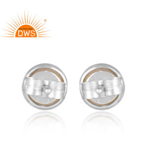 Round Girls Fashion 925 Sterling <b>Silver</b> <b>Stud</b> Earrings Wholesale Fine <b>Silver</b> Jewelry Classic Collection - Product Image 3