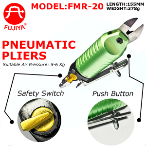 Pince pneumatique OEM en acier au chrome-molybdène supérieur pour la coupe, origine Taïwan FUJIYA/Marque personnalisée FMR-20/FMR-5 Argent-Vert - Product Image 4