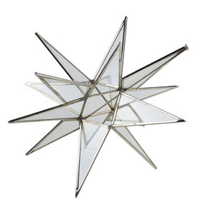 ที่มีสีสันแก้วดาวแขวนสำหรับคริสต์มาสตกแต่งบ้านออกแบบเทศกาลในร่มและกลางแจ้งตกแต่งทาสีการออกแบบตกแต่ง - Product Image 6