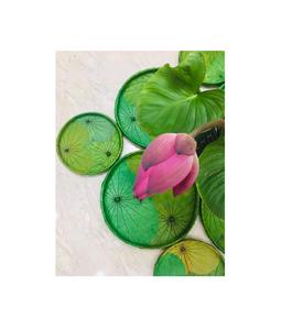 Assiettes jetables en LOTUS, 100 pièces, assiettes à feuilles de LOTUS - Product Image 1