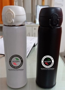 ขวดน้ำเหล็กสุญญากาศขวดน้ำสุญญากาศกันรั่วดีไซน์ตามสั่งขวดน้ำลายคลื่นที่ทันสมัย - Product Image 4