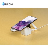 RECHI système d'alarme d'affichage de sécurité de téléphone portable autonome avec pince pour affichage antivol de téléphone intelligent support sécurisé