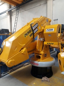 Hydraulic <b>marine</b> deck crane for ship with load monitoring system and remote control - Product Image 4